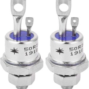 2Pcs 50RIA120 SCR Silicon Controlled Rectifier Screw Type Thyristor for Motor Control