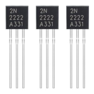 ALLECIN 2N2222 2N2222A Amplifier Transistors NPN Silicon Transistor TO-92 60V 800mA (Pack of 200pcs)