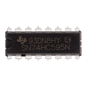 BOJACK SN74HC595N 8-Bit Counter Shift Registers 3-State Output Registers Integrated Circuits DIP-16 (Pack of 25 pcs)