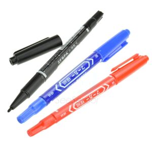 3Pcs Portable Waterproof Ink Electronics CCL Anti-Etching PCB Circuit Board Ink Marker Double Pen for DIY PCB Marker Pen